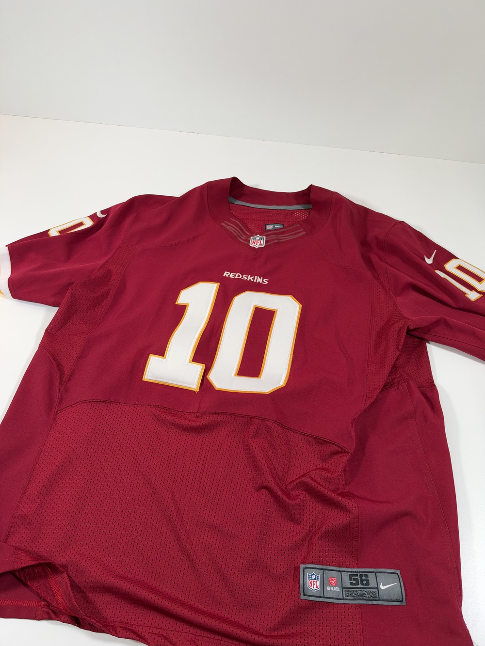Washington Redskins Football Jersey Mens 2XL Red NFL Nike Griffin 10 On Field
